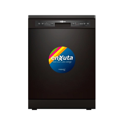 Lavavajillas Enxuta 13 Cubiertos 6 Programas Negro