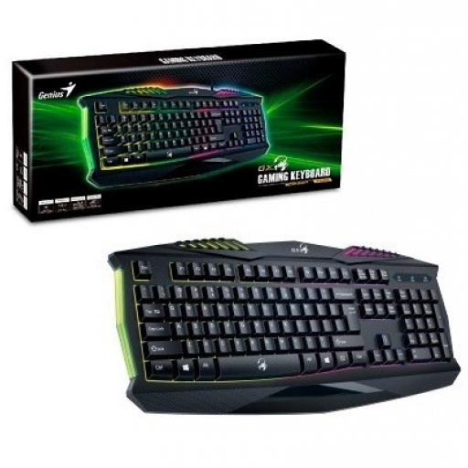 Teclado Genius Scorpion K220 gamer retroiluminado espaol usb NNET