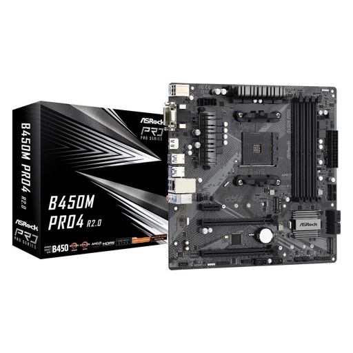 MOTHER ASROCK B450M PRO4 R2.0 AM4 NNET
