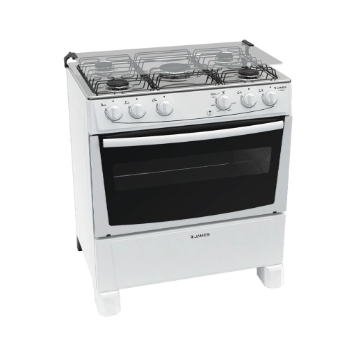 Cocina a Gas James 5 Hornallas C 150 B Blanco