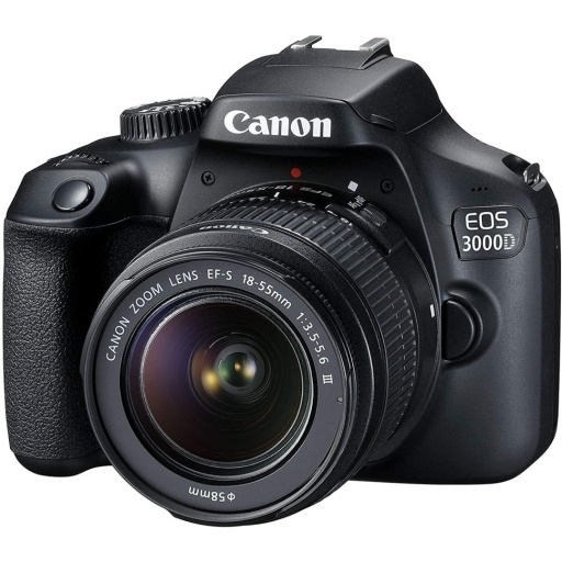 Camara Canon EOS 3000D lente 18-55mm NNET