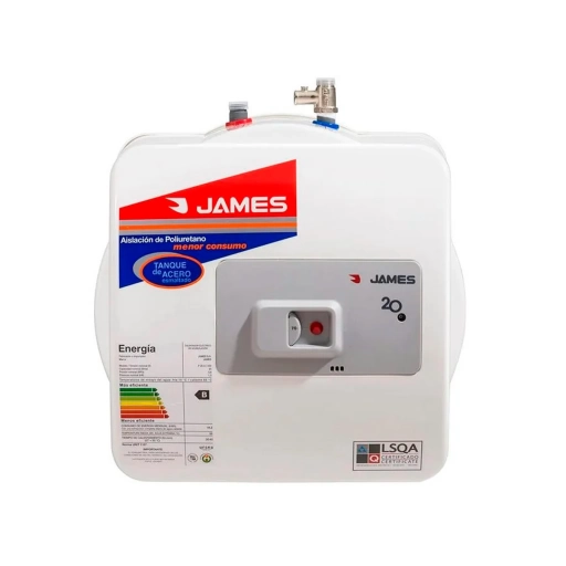Termotanque James Prisma 20 Litros con Tanque de Acero 