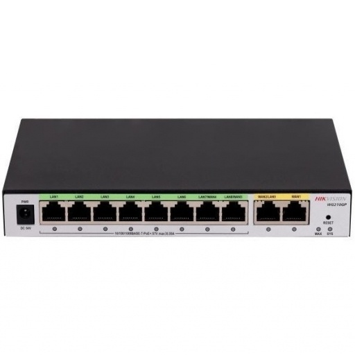 Router Hikvision All in One 10 puertos PoE NNET
