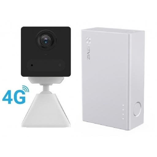 Camara 4G Ezviz CB2 2K 3MP blanca con PowerBank NNET