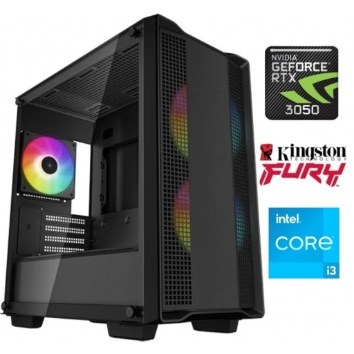 Equipo Gamer Core i3 14100F, 16GB, 1TB NVMe, RTX 3050 6GB NNET