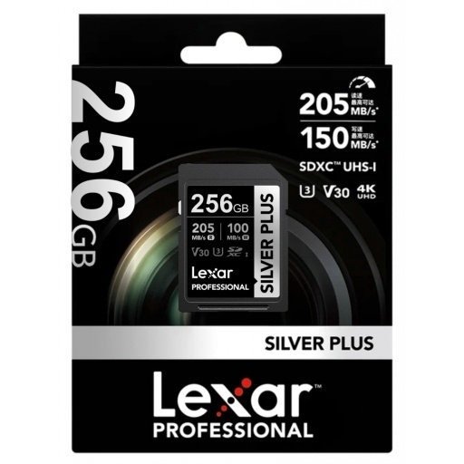 Memoria SDXC Lexar Pro 256GB Silver Plus NNET
