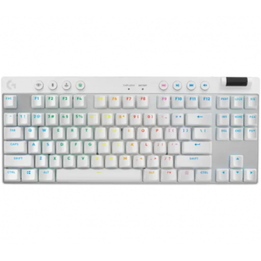 TECLADO PRO X GAMING WHITE TKL INAL NNET