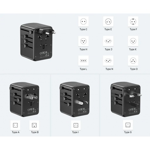 Cargador / Adaptador Universal Unitek 35W NNET