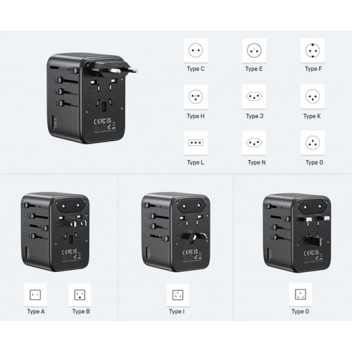 Cargador / Adaptador Universal Unitek 65W NNET
