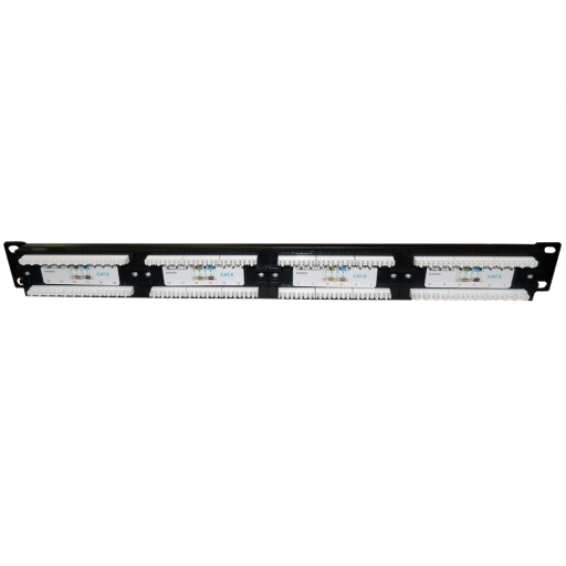 Patchera 24 puertos cat 6e para rack NNET