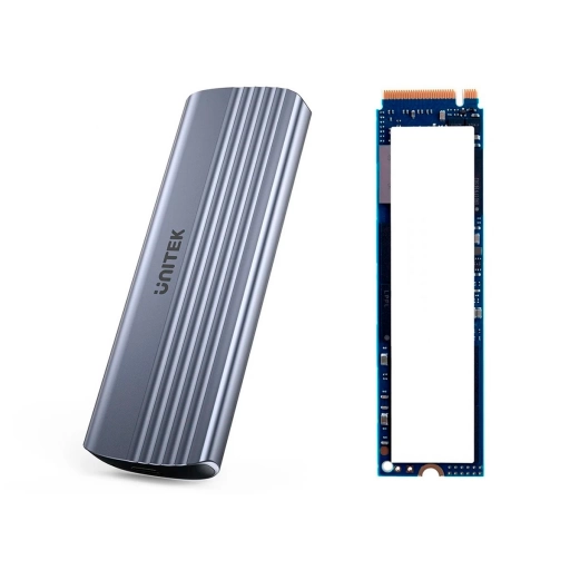 Combo Disco Slido 128GB SSD M2 + Gabinete Externo Unitek