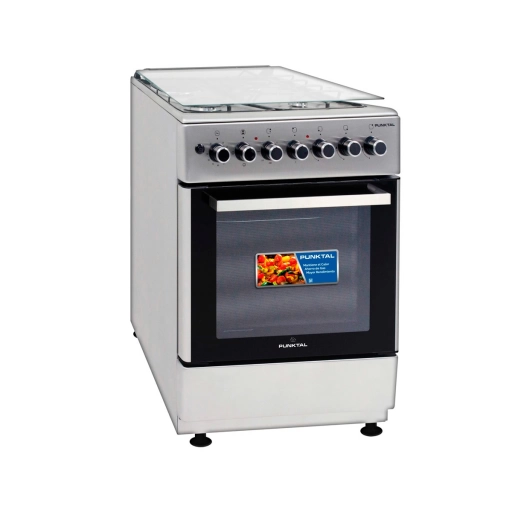 Cocina Combinada Punktal PK-1050 ETK 3 Hornallas 1 Disco