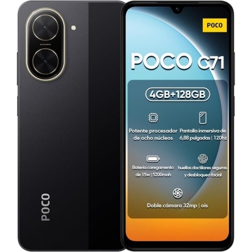 Xiaomi Poco C71 4GB 128GB negro NNET