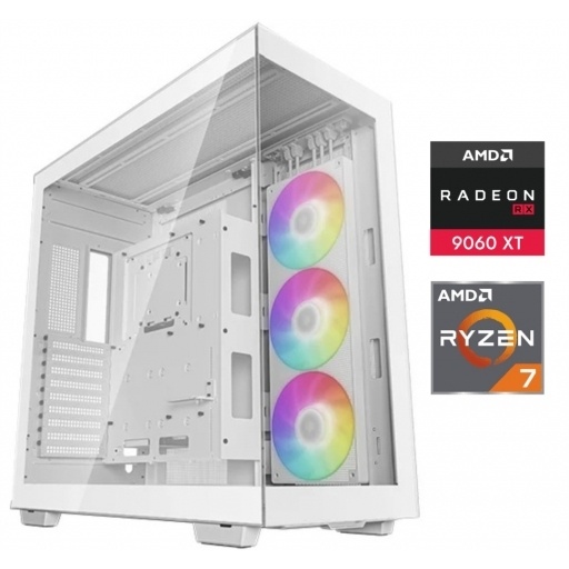 Equipo Gamer Ryzen 7 9800X3D, 32GB, 2TB NVMe, RX9060XT 16GB NNET