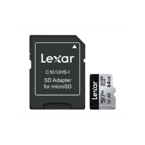 Memoria microSDXC Lexar Pro 64GB Silver Plus NNET