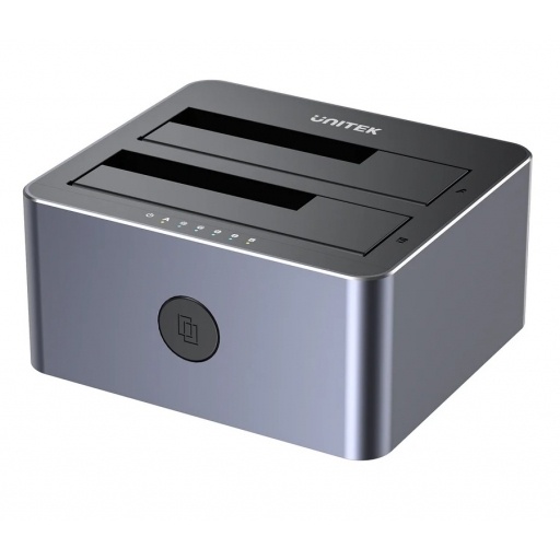 DOCK UNITEK DOBLE BAHIA SATA III NNET