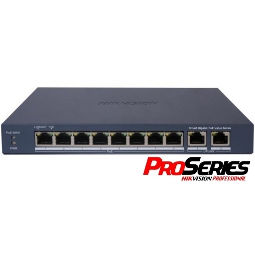 SWITCH POE HIKVISION PRO 10P 110W NNET