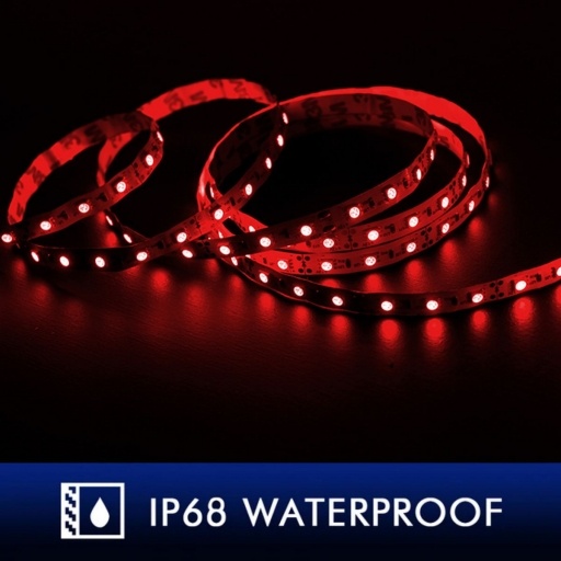 Cinta LED Roja 5 Metros 600 SMD3528 12V IP68 Unicom