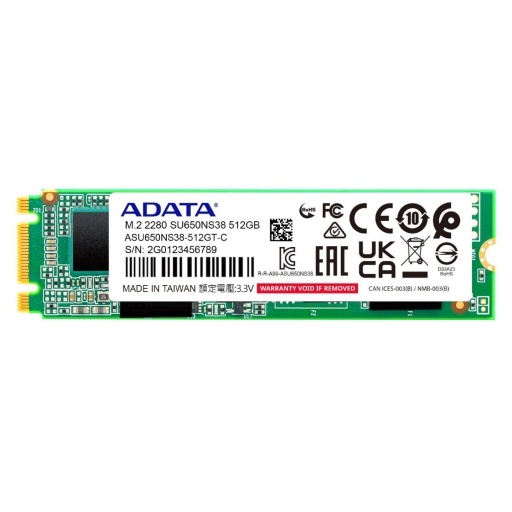 SSD ADATA SU650 512GB 2280 M.2 NNET