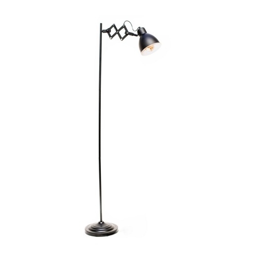 LUMINARIA DE PIE ZIG ZAG NEGRA NNET