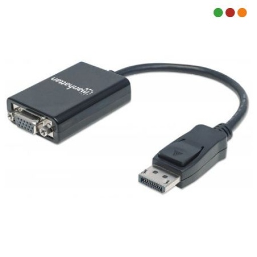 ADAPTADOR DISPLAYPORT M A VGA H 15CM NNET