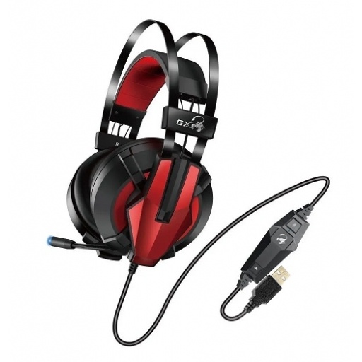 Audifono Genius gamer 7.1 G710V negro con micrfono NNET