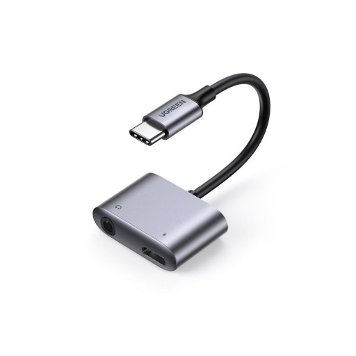 Adaptador Ugreen Cel/tablets USBC a 3.5mm +USBC NNET
