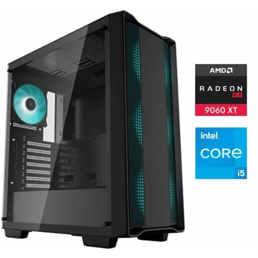 Equipo Gamer Core i5 12400F, 16GB, 500GB, RX9060XT 8GB NNET