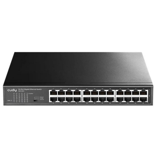 SWITCH CUDY 24 PUERTOS GIGABIT RACKEA NNET