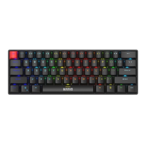 Teclado Marvo Mecnico Kg933g 60% SW Red Sp Bk NNET