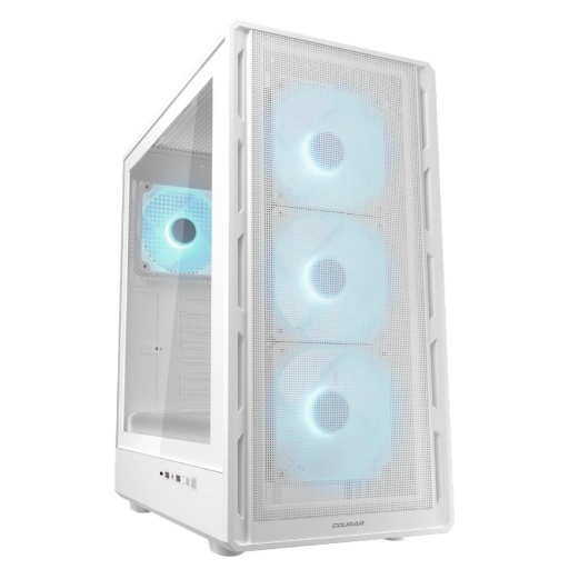 Gabinete Gamer Cougar Airface Pure Pro Blanco Mid Tower Vidrio Templado