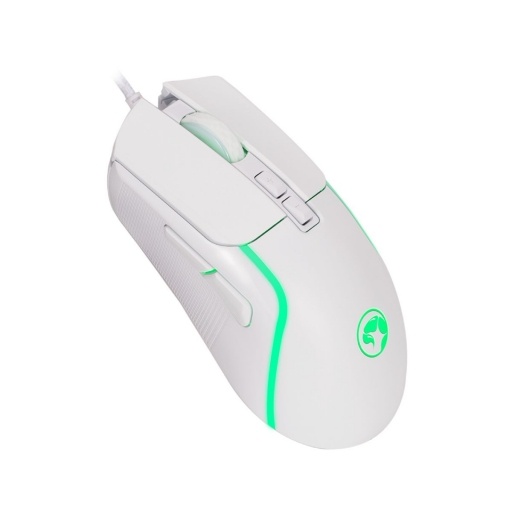 Mouse Gamer Marvo M292 RGB Blanco 6400dpi