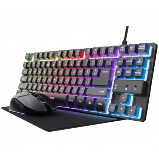 COMBO TECLADO MOUSE TRUST GXT794 BK NNET