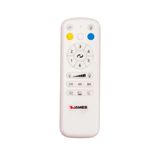 Ventilador de Techo JamesVTL 45 6 Velocidades Timer con Luz