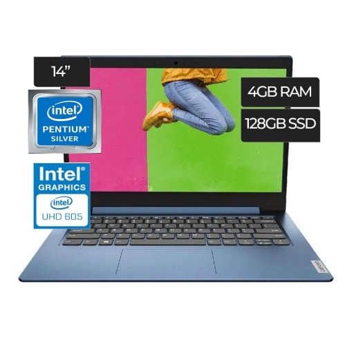 Notebook Lenovo Ideapad 1 14IGL05 | Pentium Silver N5030 1.1GHz (4GB/240GB SSD) 14" - Factory Ref