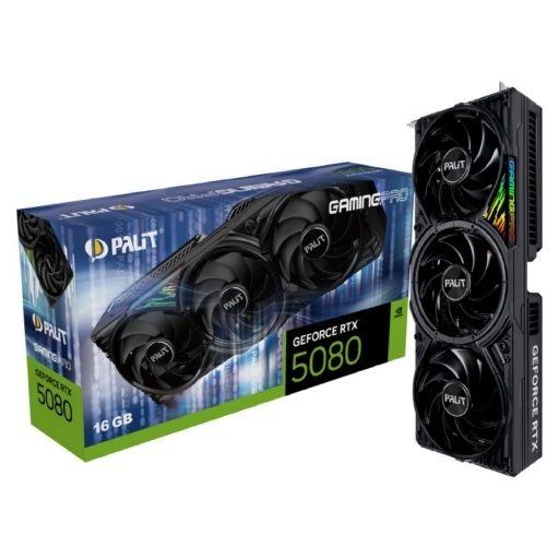 Tarjeta Palit Geforce RTX 5080 GamingPro 16gb D7