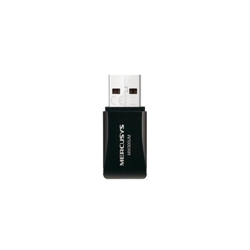 Adaptador Inalámbrico Mini USB MERCUSYS MW300UM | WiFi, 300 Mbps