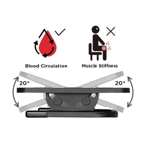 Soporte ergonmico ajustable para pies 