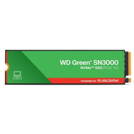 Ssd Nvme Wd Green Sn3000 500gb 2280 M.2 5000/4100