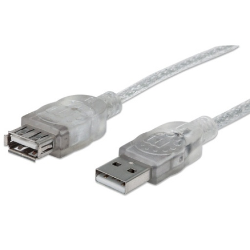 Cable USB 2.0 Extension 4,5 mts Manhattan