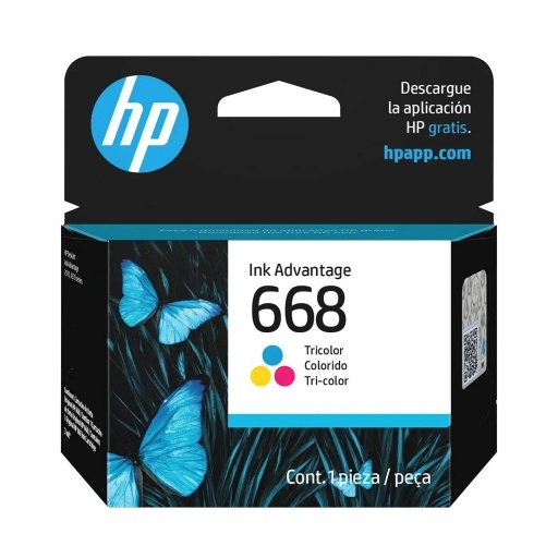 CARTUCHO HP 668 TRICOLOR