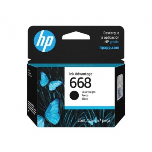 CARTUCHO HP 668 NEGRO