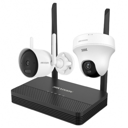 Kit Hikvision NVS Wifi + camaras 2MP y 3MP exterior