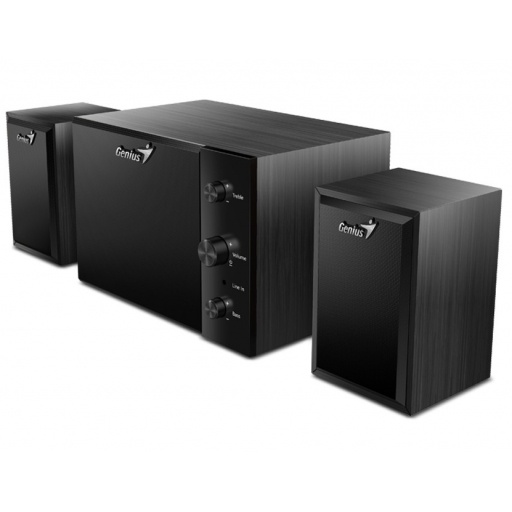 Parlantes Genius SW-2.1 350 15W Subwoofer Madera