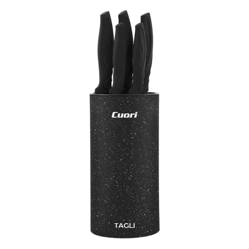 Set de Cuchillos Cuori Tagli 6 Piezas Con Soporte