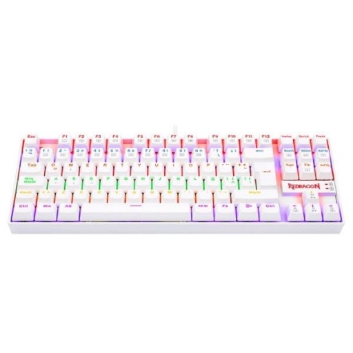 TECLADO REDRAGON K552 KUMARA2 BLANCO