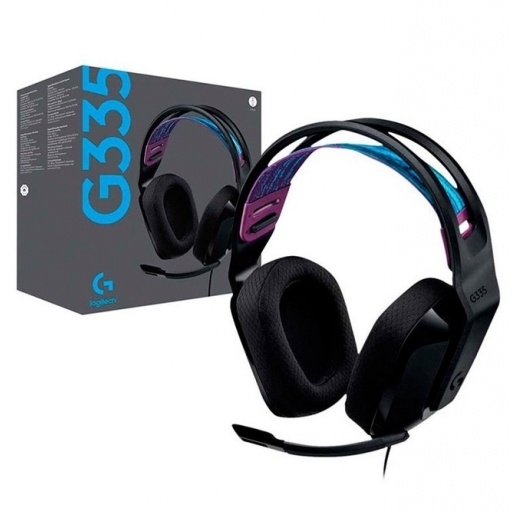 Aud�fonos Logitech Gamer G335 negros