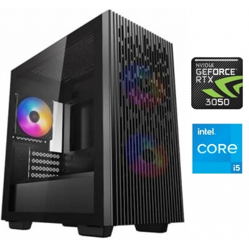 Equipo Gamer Core i5 12400F, 16GB, 500GB, RTX 3050 6GB