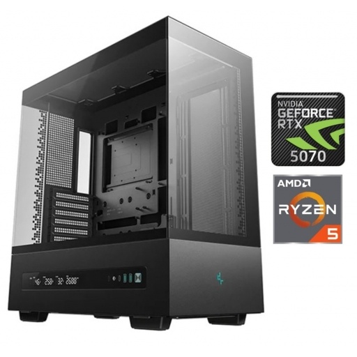 Equipo Gamer Ryzen 5 7600X, 16GB, 1TB, RTX 5070 12GB
