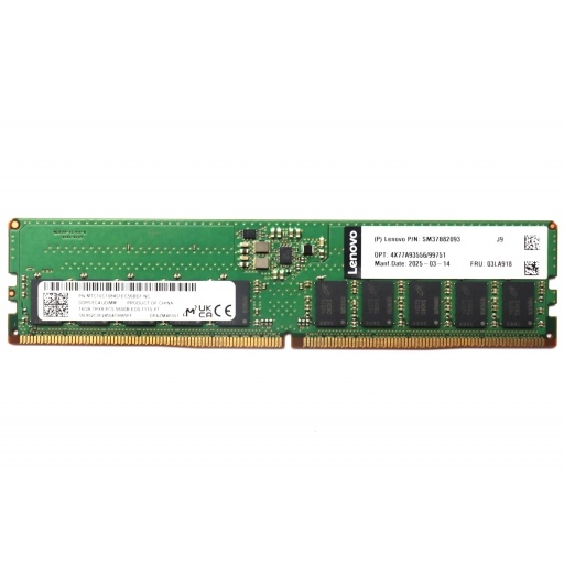 MEMORIA SERVER LENOVO 16GB ECC